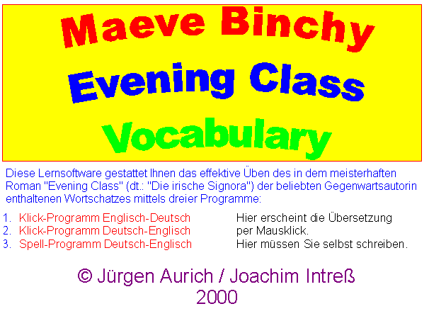 Maeve Binchy / Evening Class
