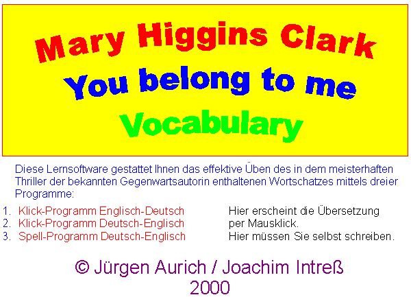 aurint-Software / Mary Higgins Clark / You belong to me