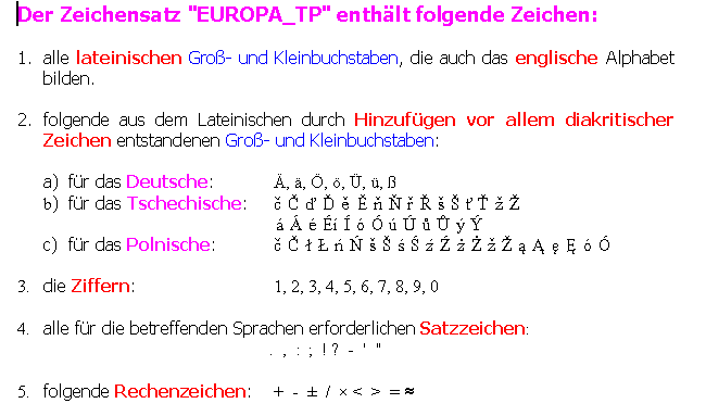 aurint-Software / True-type-Schrift Europa_TP / IPA - Zeichen / diakritische Zeichen / Phonetik