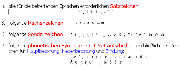 aurint-Software / True-type-Schrift Europa_W / IPA - Zeichen